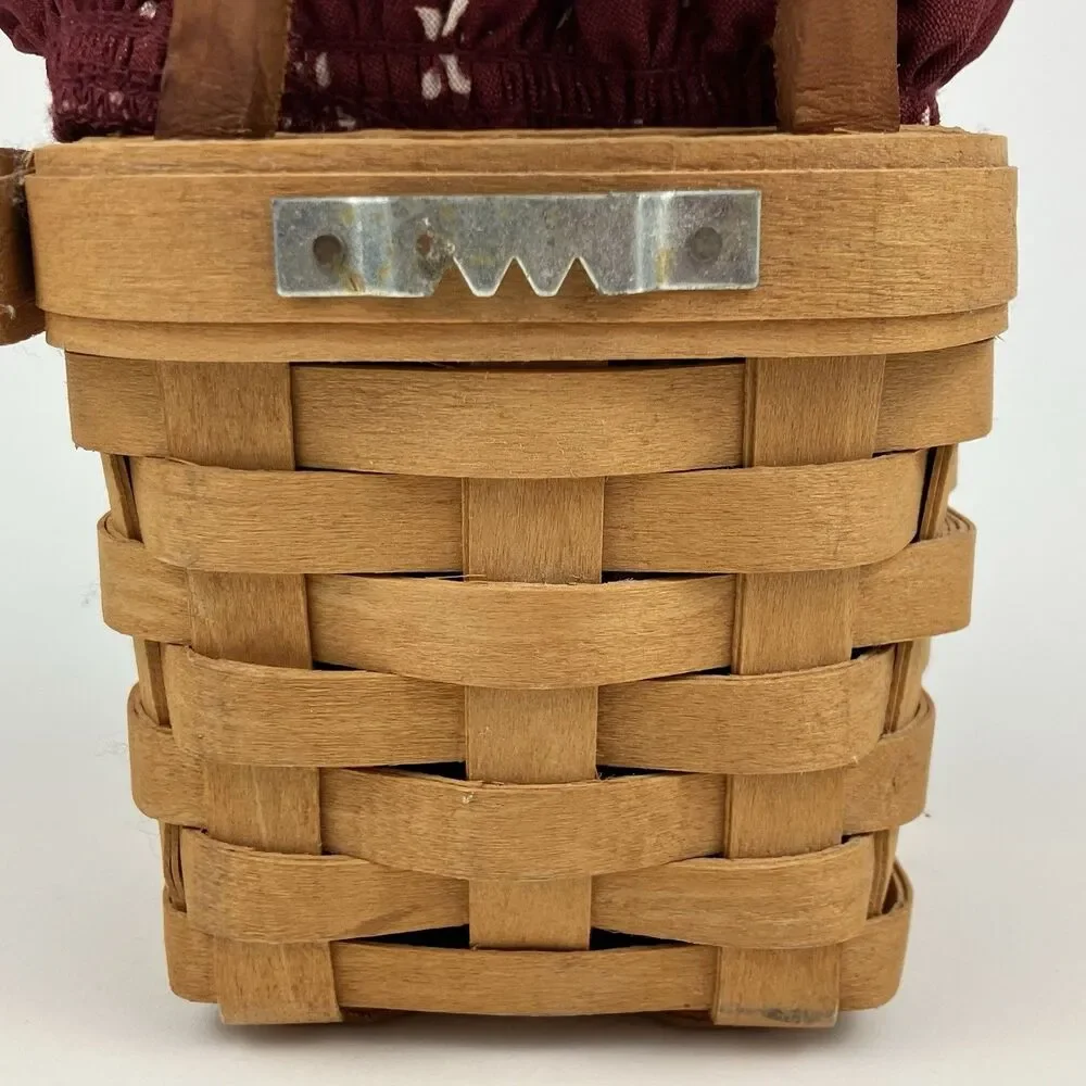 Longaberger Chive Basket Set 1998 | /w Liner Retied VTG #15211